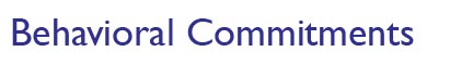 Behavioral Commitments