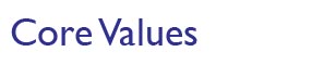 Core Values